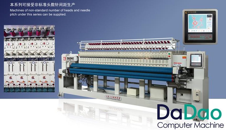 高速繡花機(jī)機(jī)頭沒斷線亮紅燈怎么維修？(圖1)